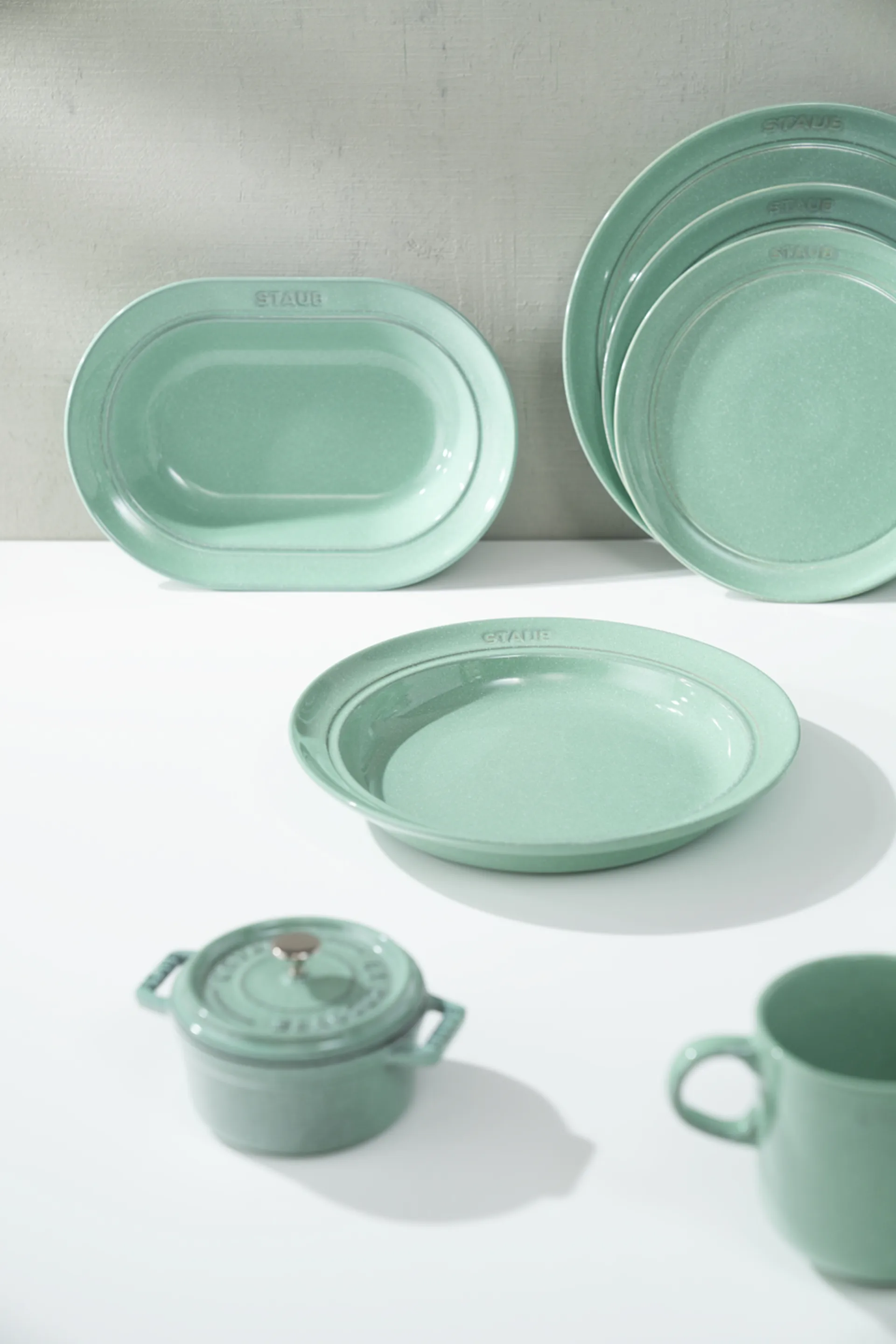 Piatto fondo Staub Ø 24 cm, Verde salvia STAUB