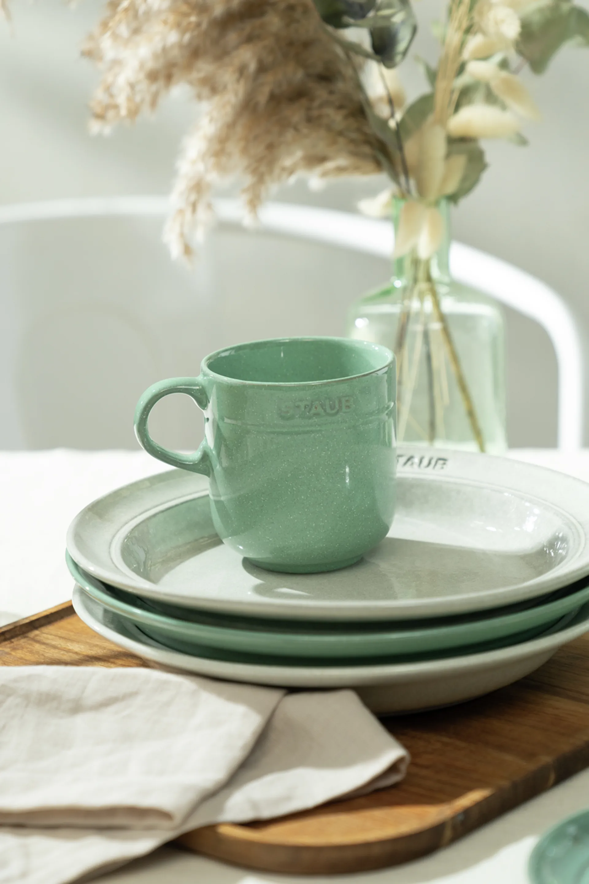 Piatto fondo Staub Ø 24 cm, Verde salvia STAUB