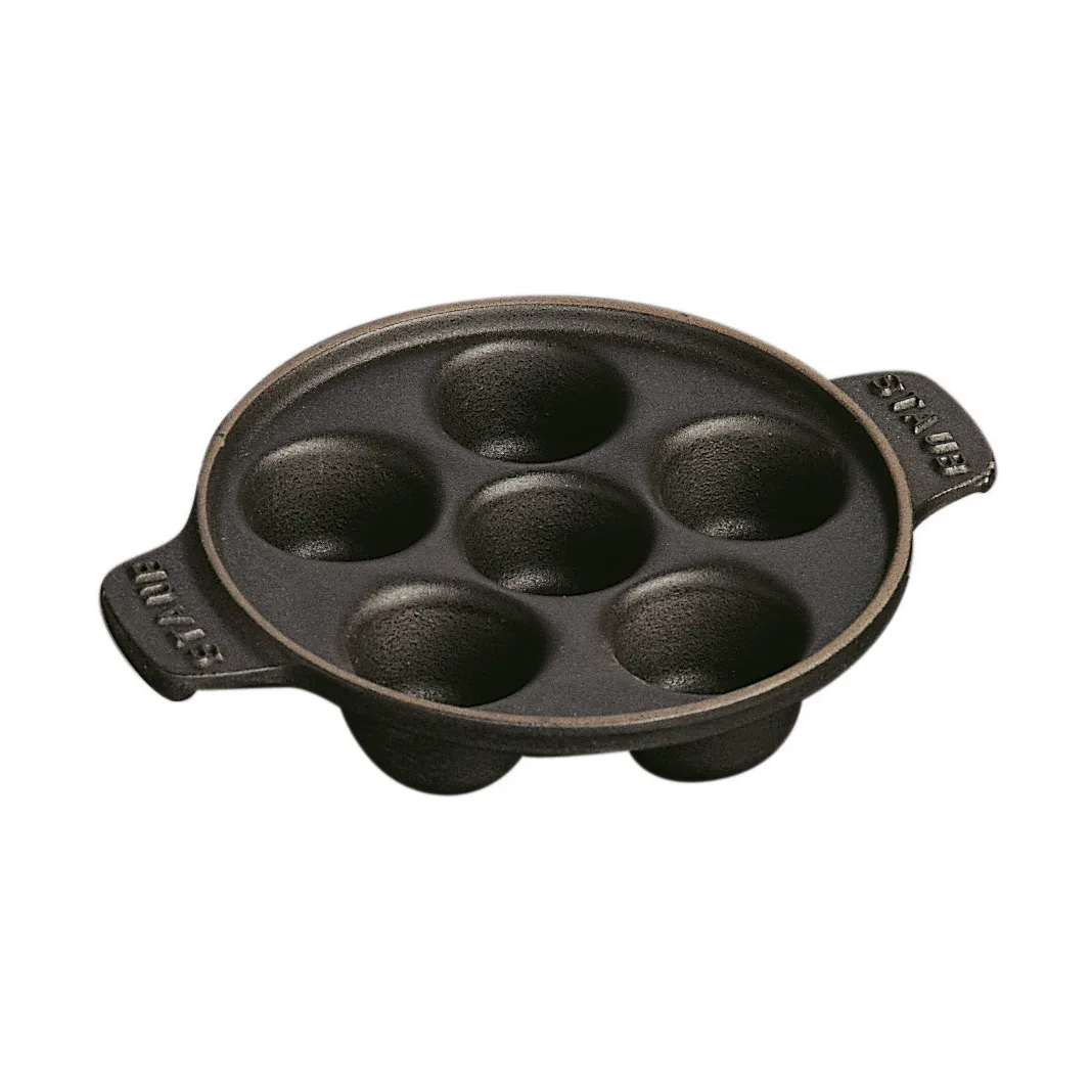Piatto in ghisa per specialità francesi Staub Ø14 cm, Nero STAUB