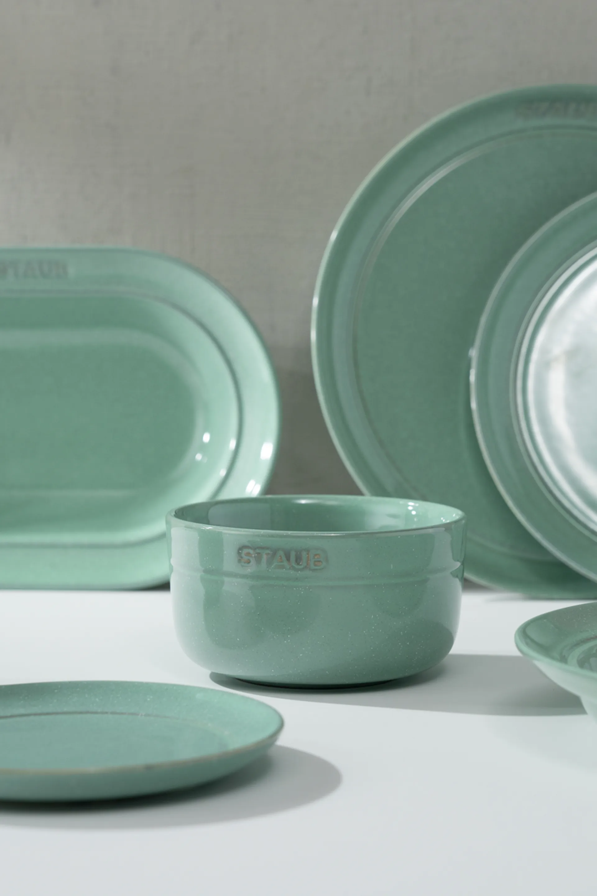 Piatto ovale Staub 25 cm, Verde salvia STAUB