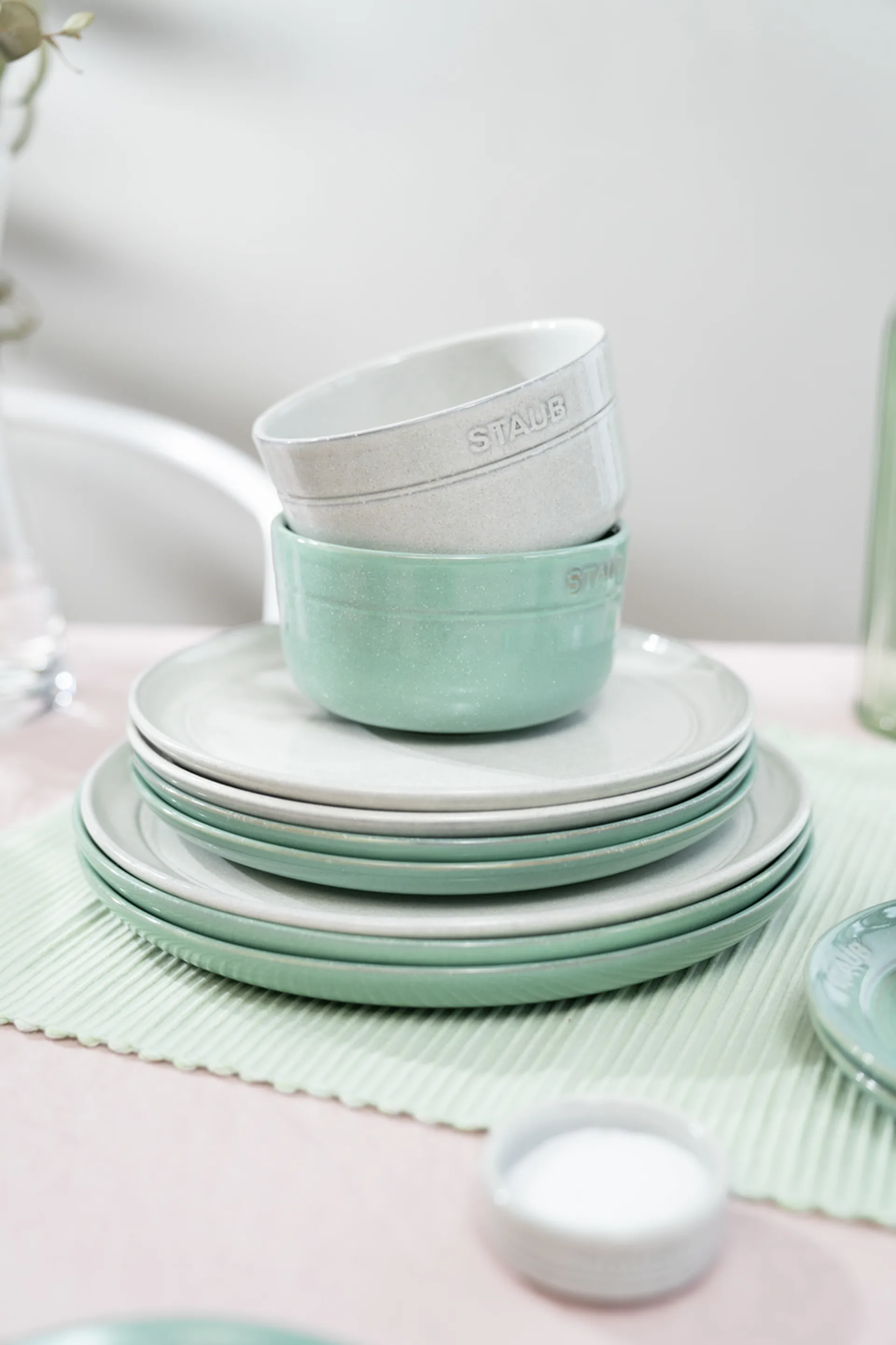 Piatto Staub Ø 26 cm, Verde salvia STAUB