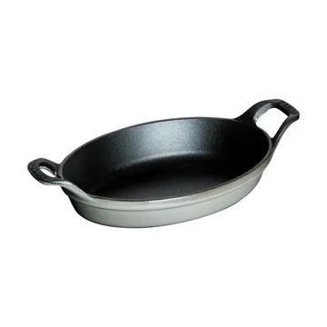 Pirofila ovale in ghisa Staub 15 cm - Grigio grafite - STAUB