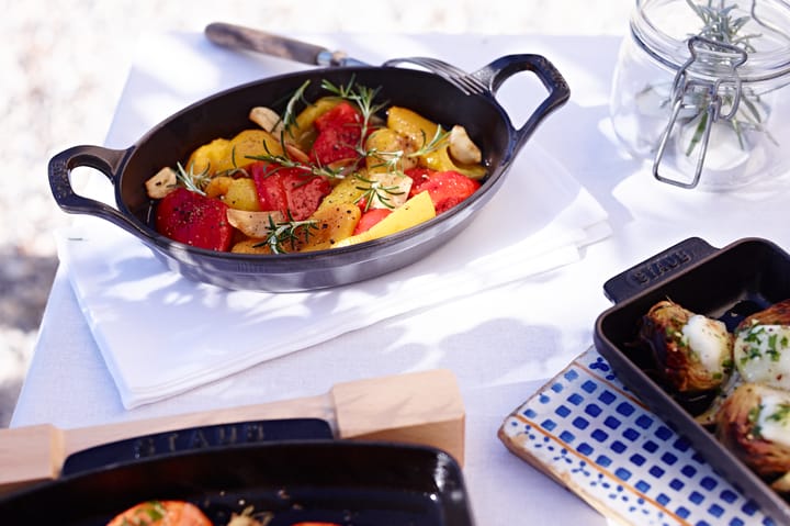 Pirofila ovale in ghisa Staub 15 cm, Grigio grafite STAUB