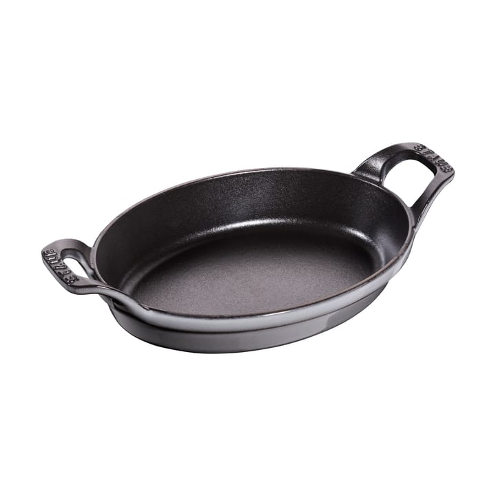 Pirofila ovale in ghisa Staub 21 cm - Grigio grafite - STAUB