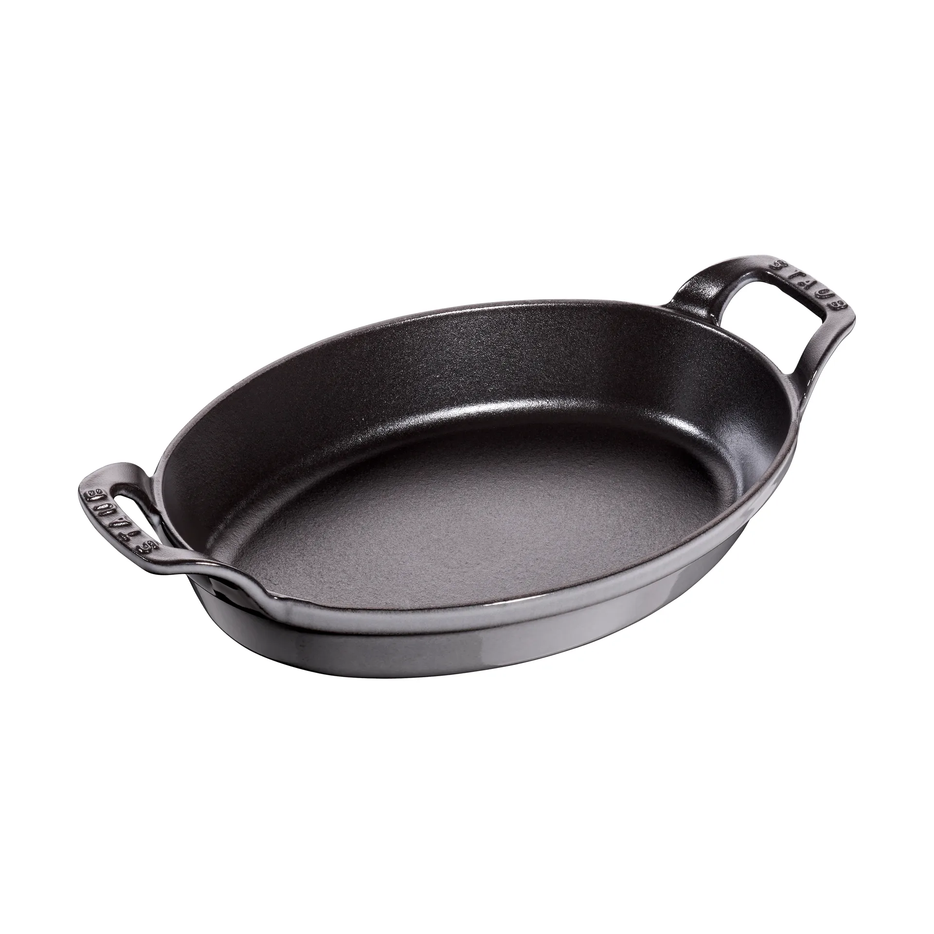 Pirofila ovale in ghisa Staub 24 cm, Grigio grafite STAUB