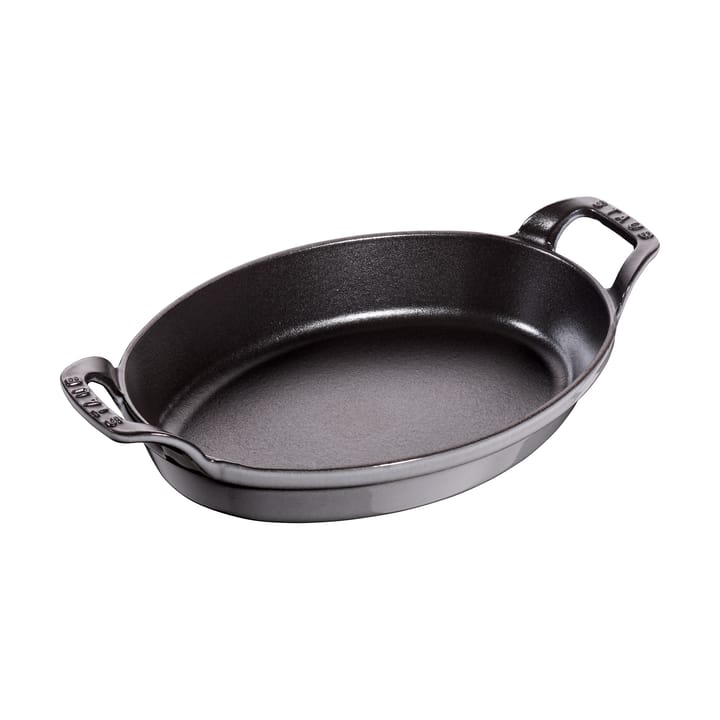 Pirofila ovale in ghisa Staub 24 cm - Grigio grafite - STAUB