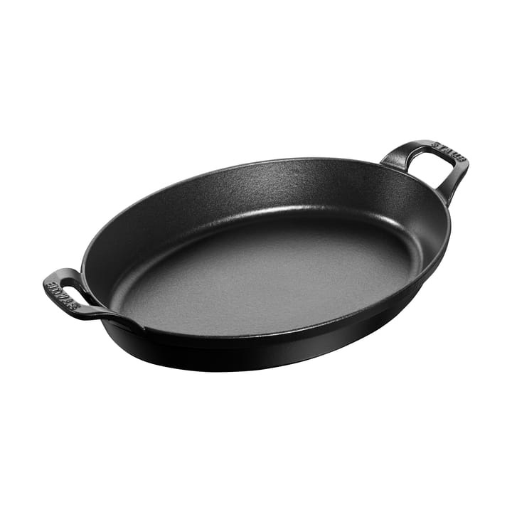 Pirofila ovale in ghisa Staub 32 cm - Nero - STAUB