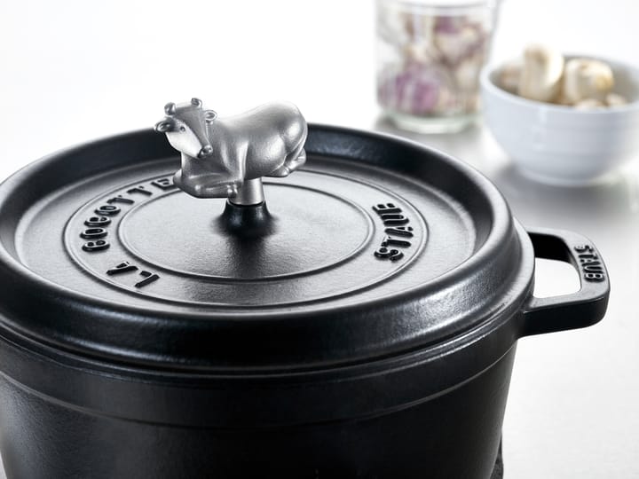 Pomello in metallo Staub , Mucca STAUB