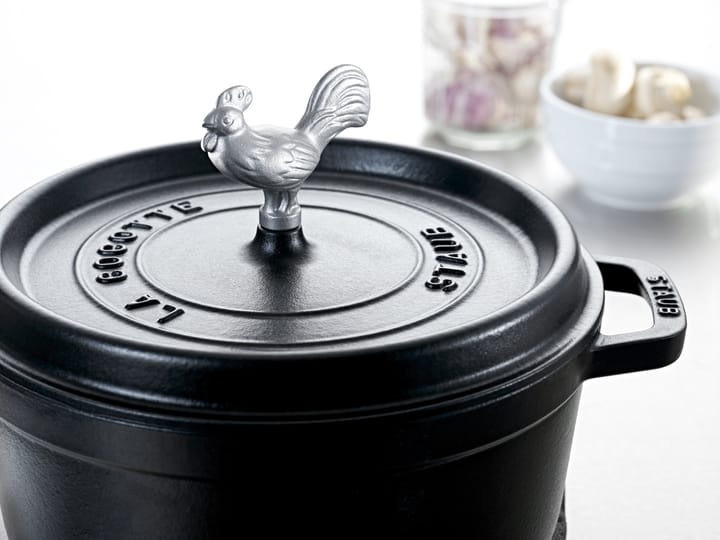 Pomello in metallo Staub , Pollo STAUB