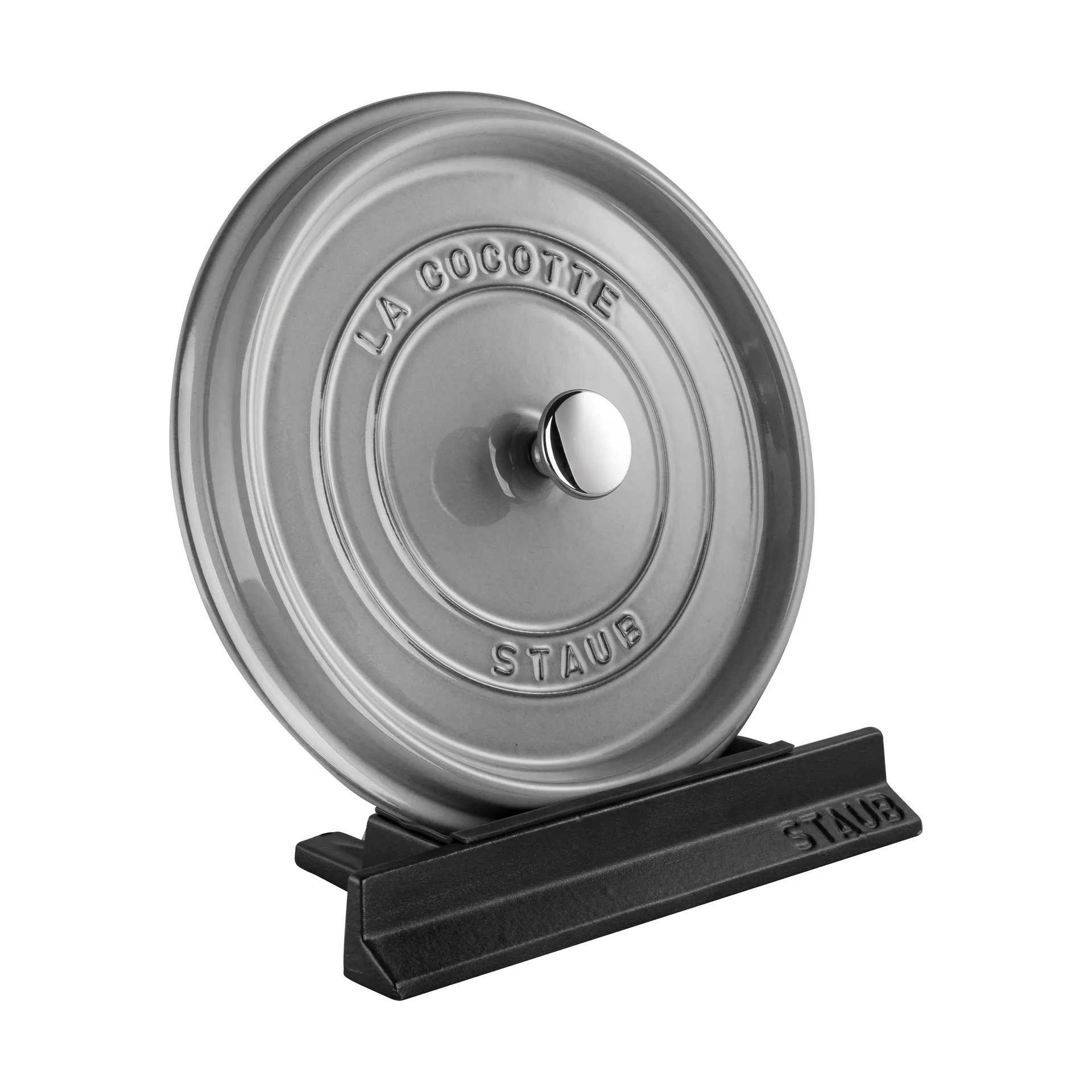 Reggicoperchio ghisa-silicone Staub, Nero STAUB