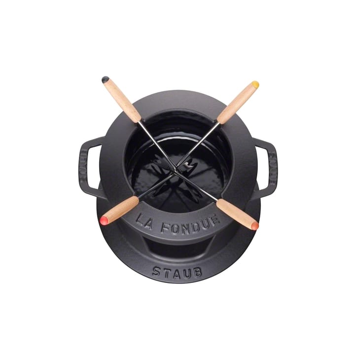 Set fonduta Staub 1,1 L - nero - STAUB