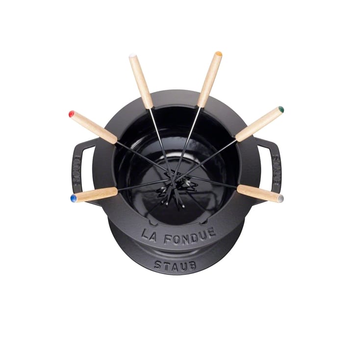 Set fonduta Staub 1,65 L - nero - STAUB