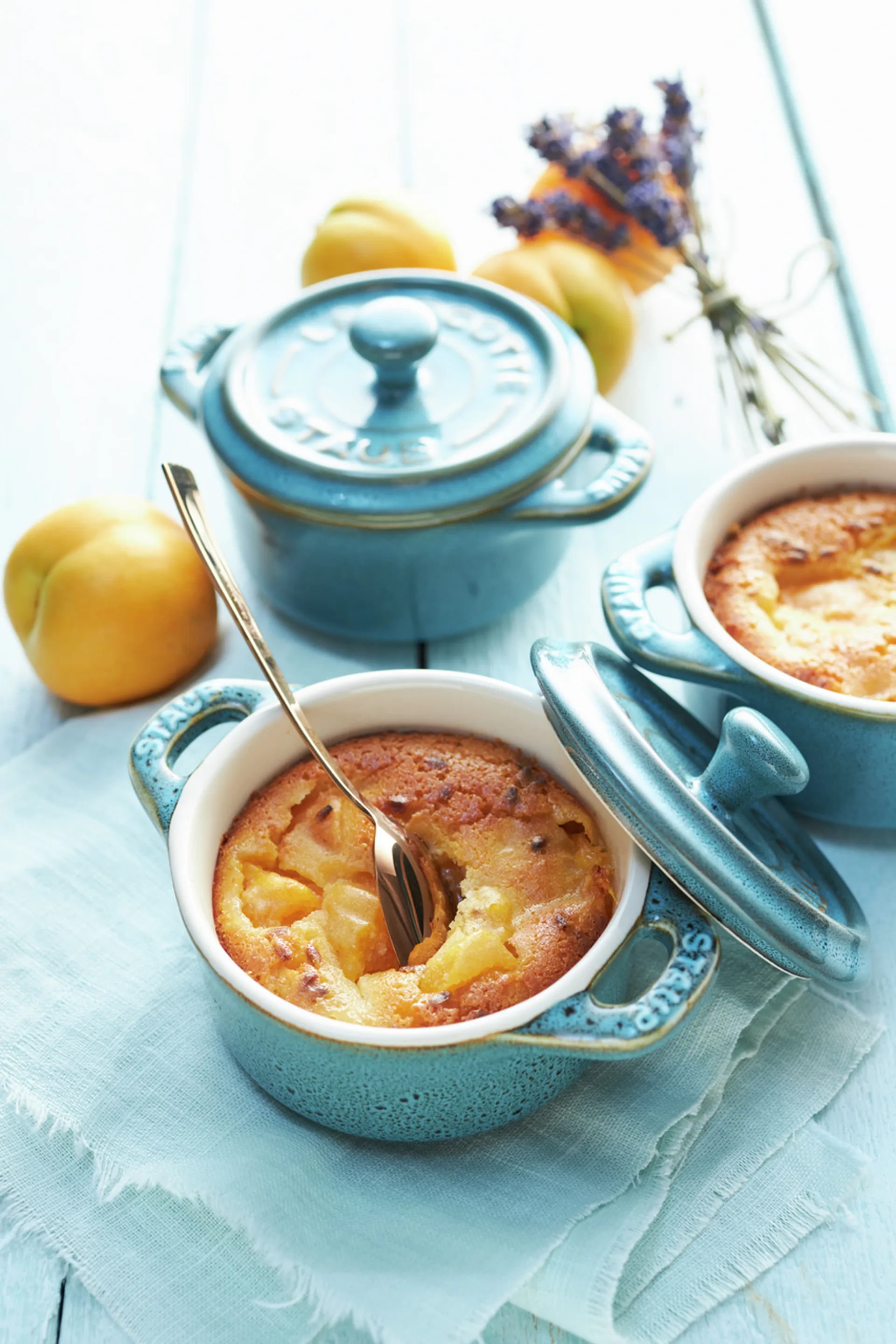 Set pentole Staub mini Ø 10 cm confezione da 4, Turchese antico STAUB