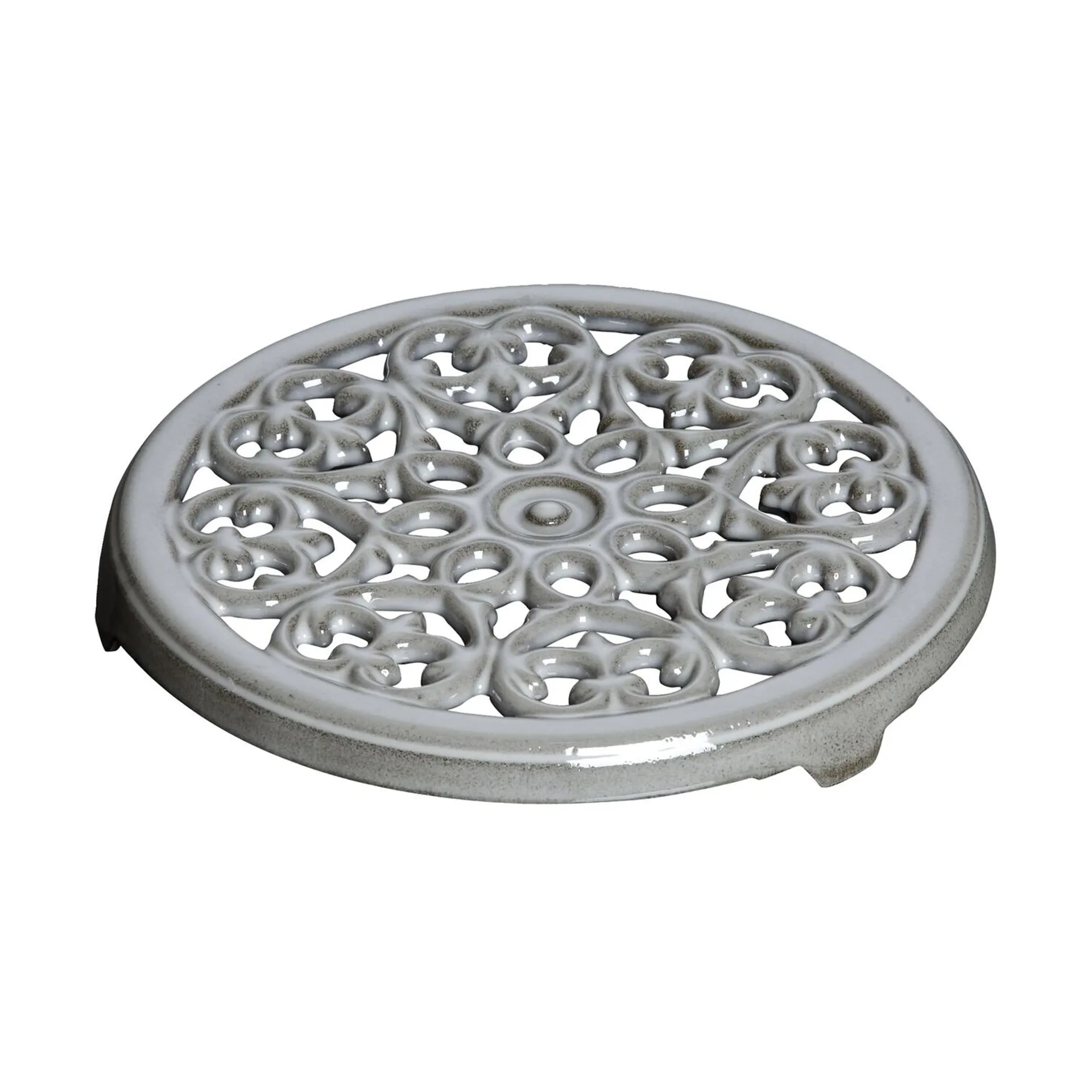 Sottopentola in ghisa Lilly Ø 23 cm, Grigio grafite, grigio STAUB