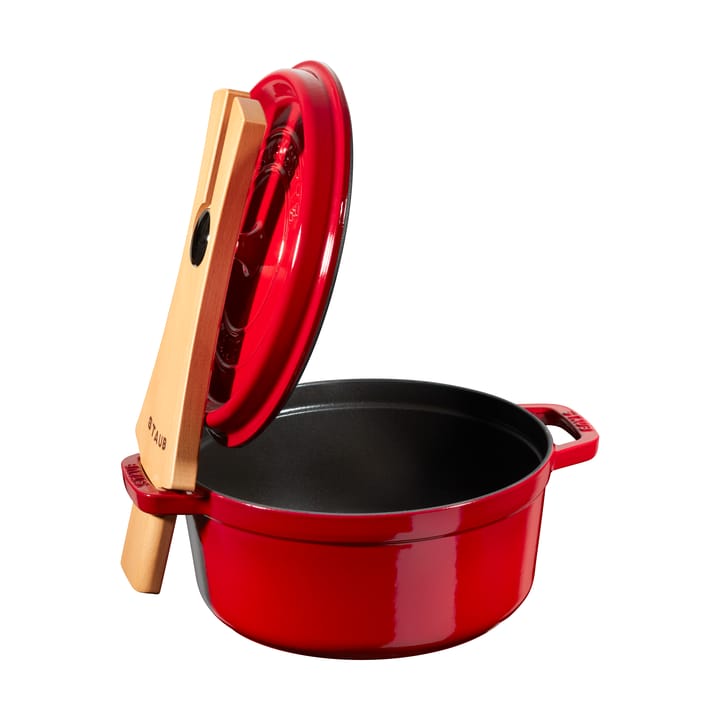 Supporto coperchio Staub in legno, 24 cm STAUB
