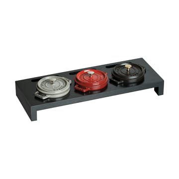 Supporto per servizio Staub per 3 mini pentole - Nero - STAUB