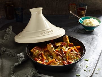 Tagine in ghisa nero-beige Staub  - 20 cm - STAUB