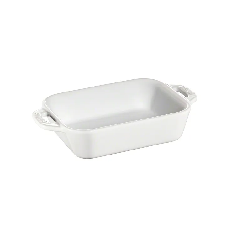 Teglia rettangolare Staub 14x11 cm, bianco STAUB
