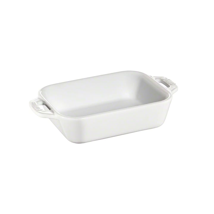 Teglia rettangolare Staub 14x11 cm - bianco - STAUB