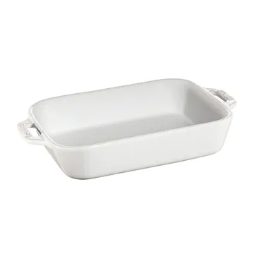 Teglia rettangolare Staub 20x16 cm - bianco - STAUB