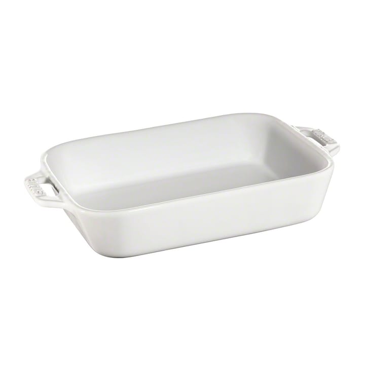 Teglia rettangolare Staub 20x16 cm - bianco - STAUB