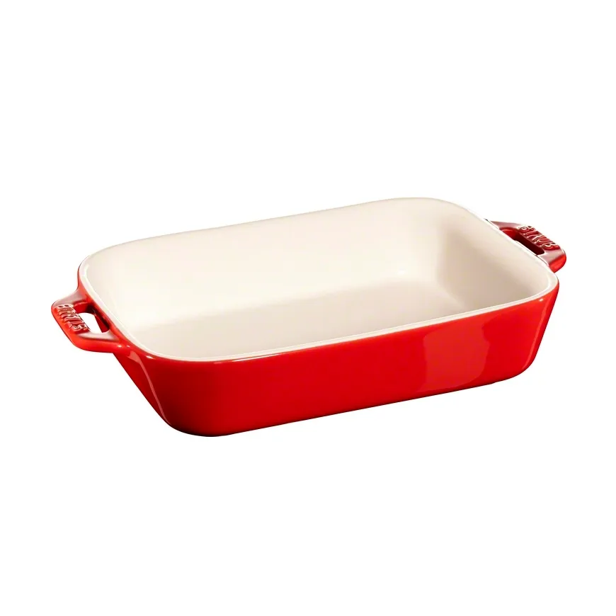 Teglia rettangolare Staub 20x16 cm, rosso STAUB