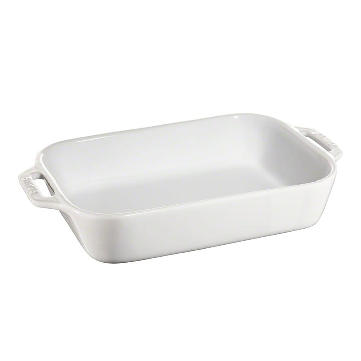 Teglia rettangolare Staub 27x20 cm - bianco - STAUB