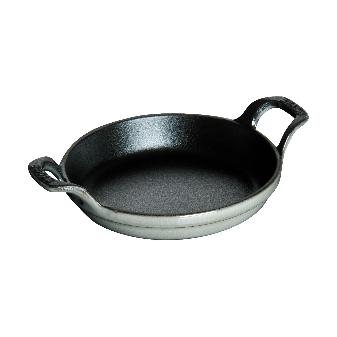 Teglia rotonda in ghisa Staub Ø12 cm, Grigio grafite STAUB