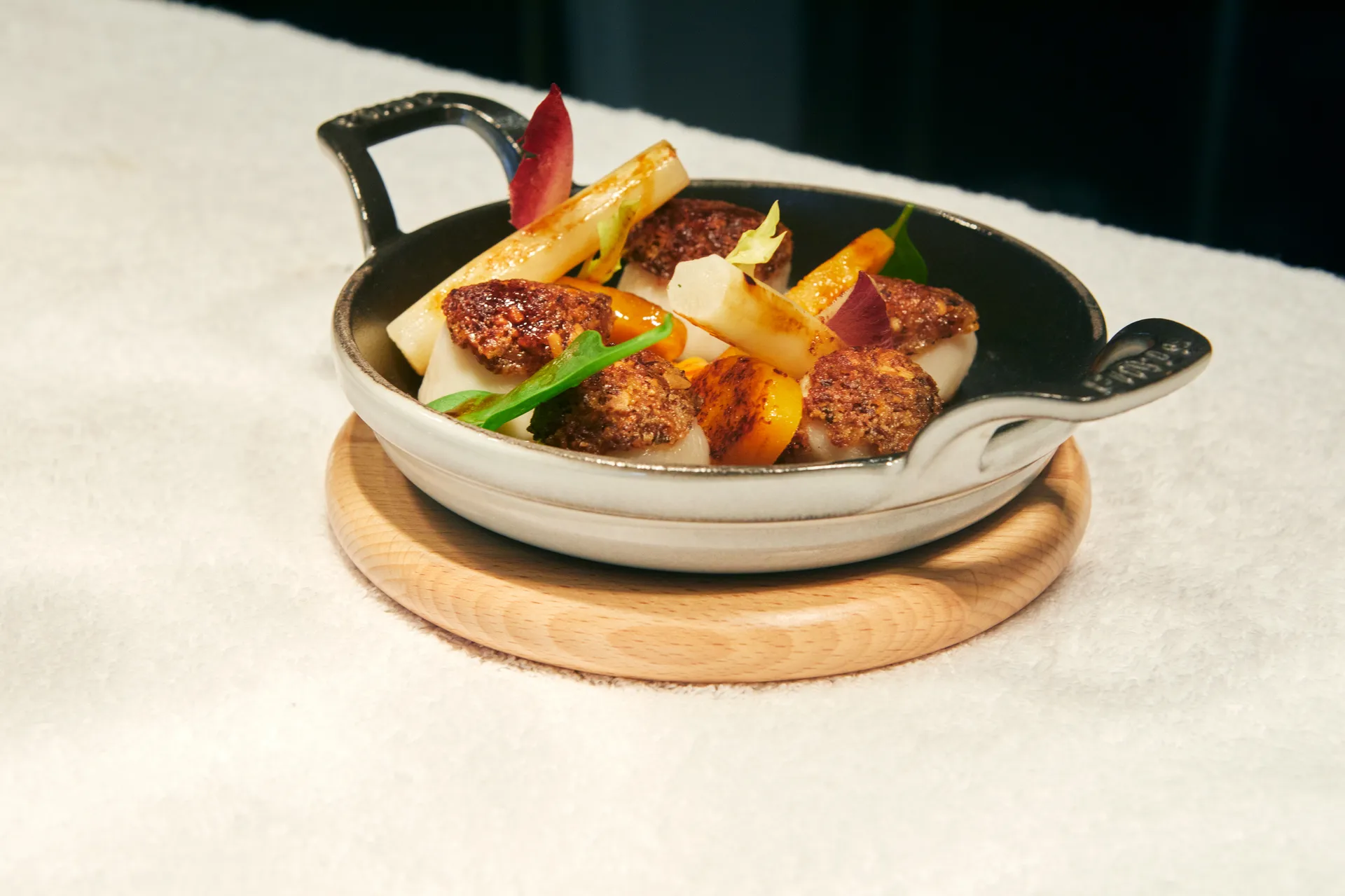 Teglia rotonda in ghisa Staub Ø12 cm, Grigio grafite STAUB