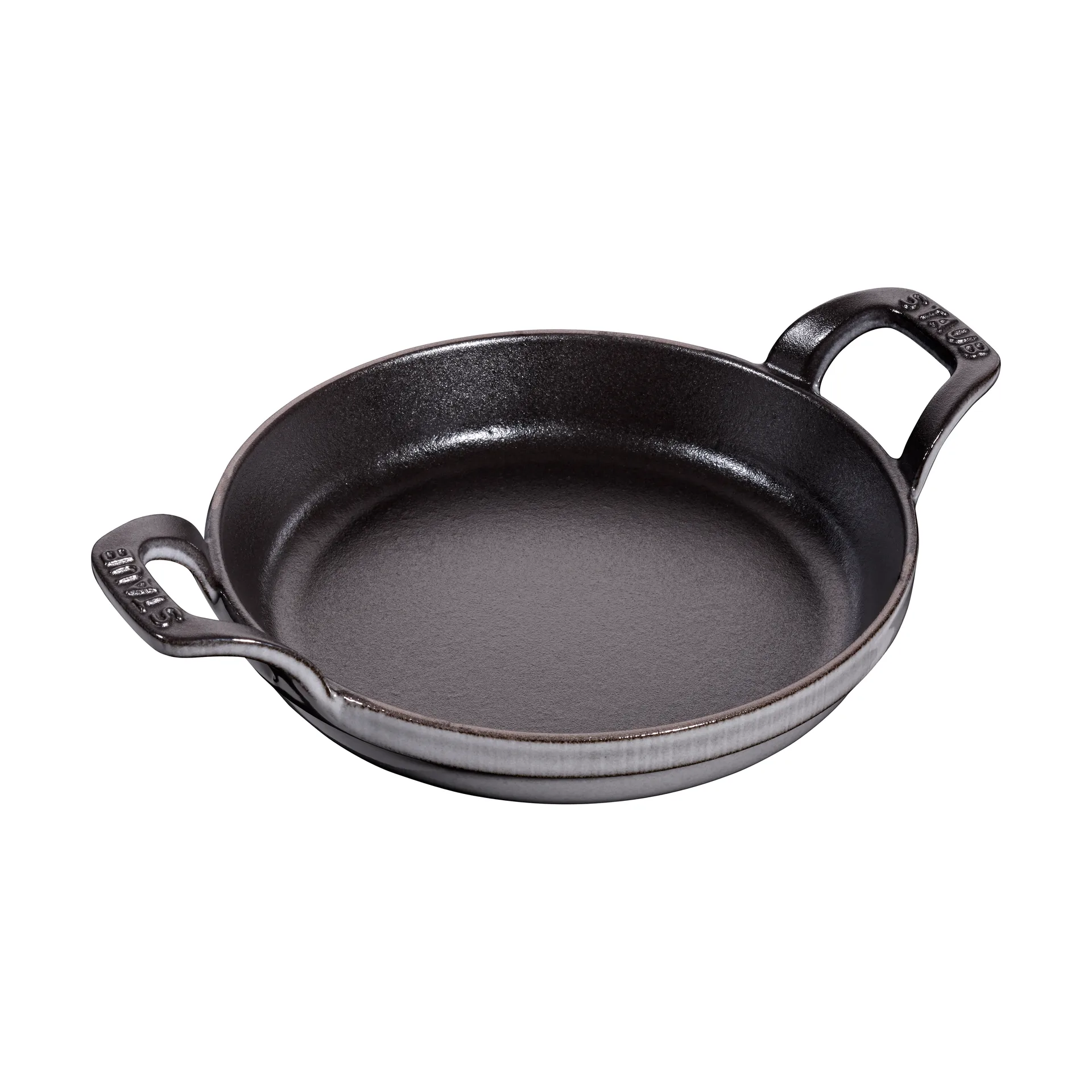 Teglia rotonda in ghisa Staub Ø16 cm, Grigio grafite STAUB