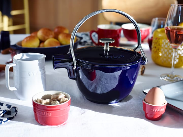 Teiera in ghisa rotonda Staub 1,15 L, Blu scuro STAUB