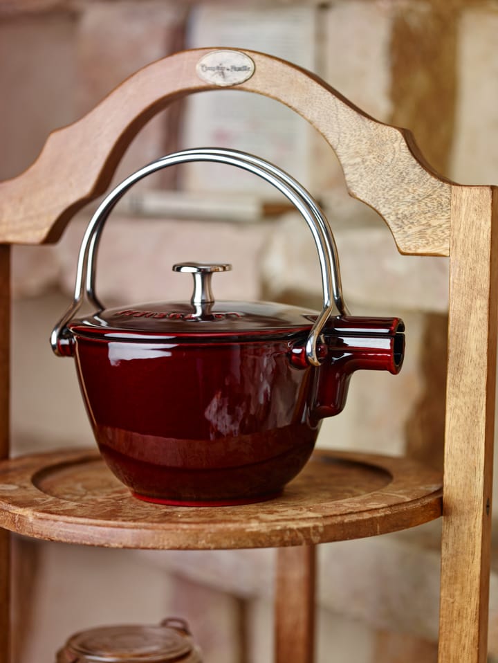 Teiera in ghisa rotonda Staub 1,15 L, Grenadine rosso STAUB