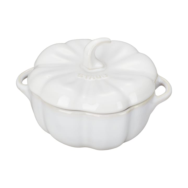 Terrina da forno Staub a forma di zucca da 0,47 l, Bianco avorio STAUB