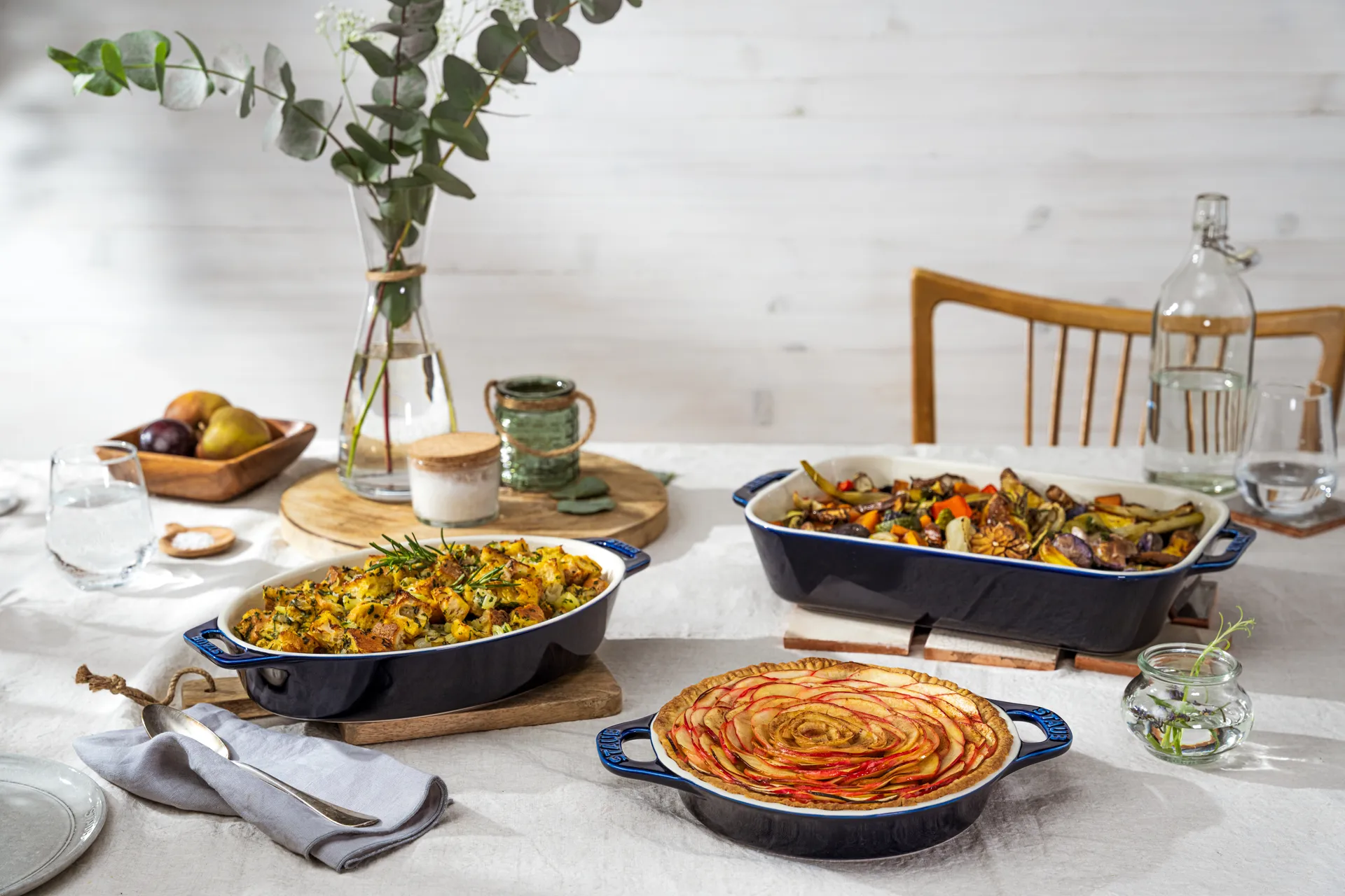 Tortiera Staub Ceramic Ø24 cm, Blu scuro STAUB