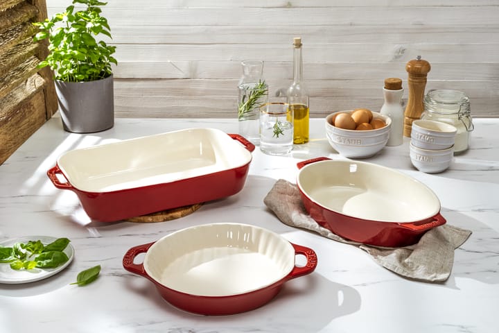 Tortiera Staub Ceramic Ø24 cm, Ciliegia STAUB