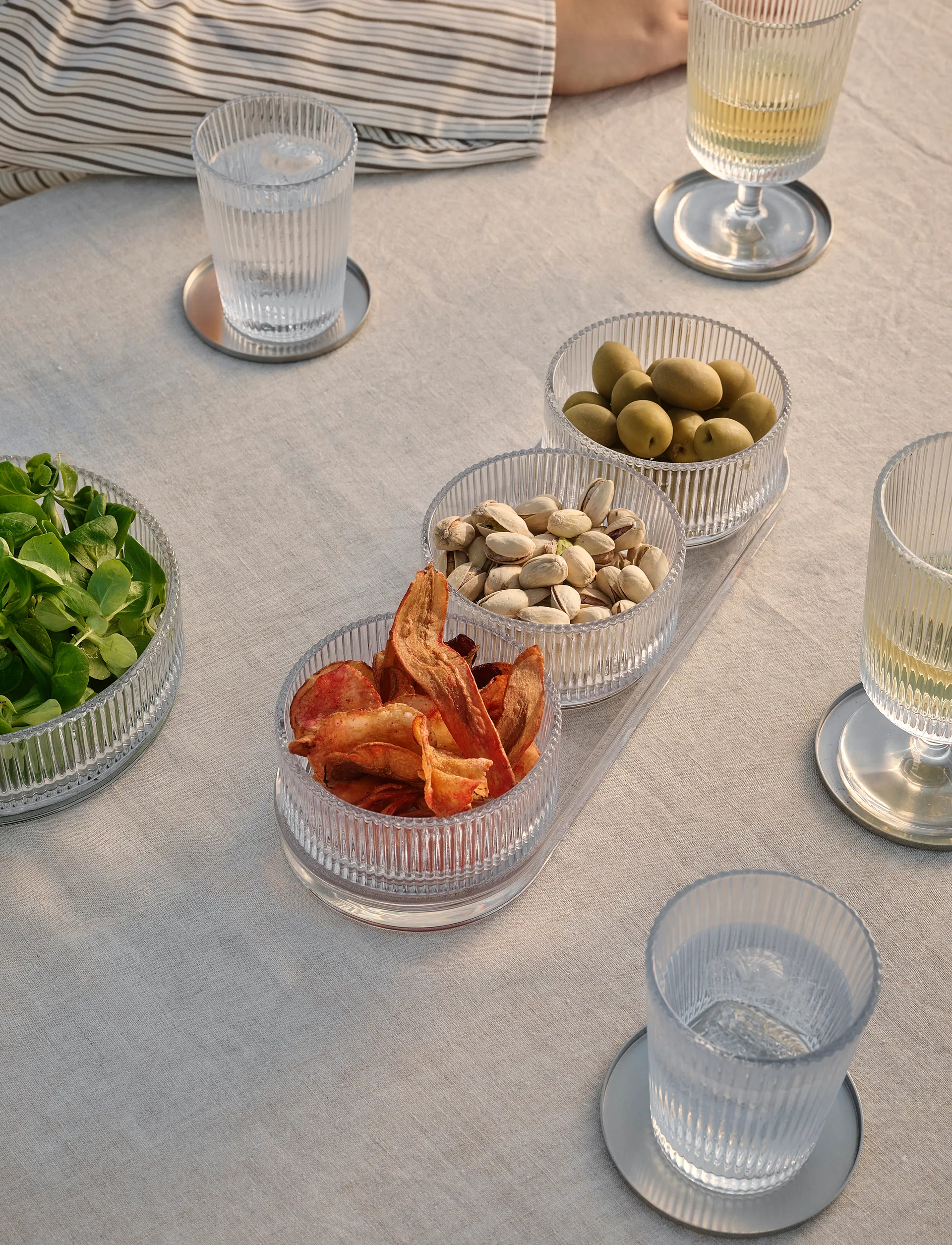 Bicchiere da vino 18 cl Pilastro confezione da 4, Chiaro Stelton