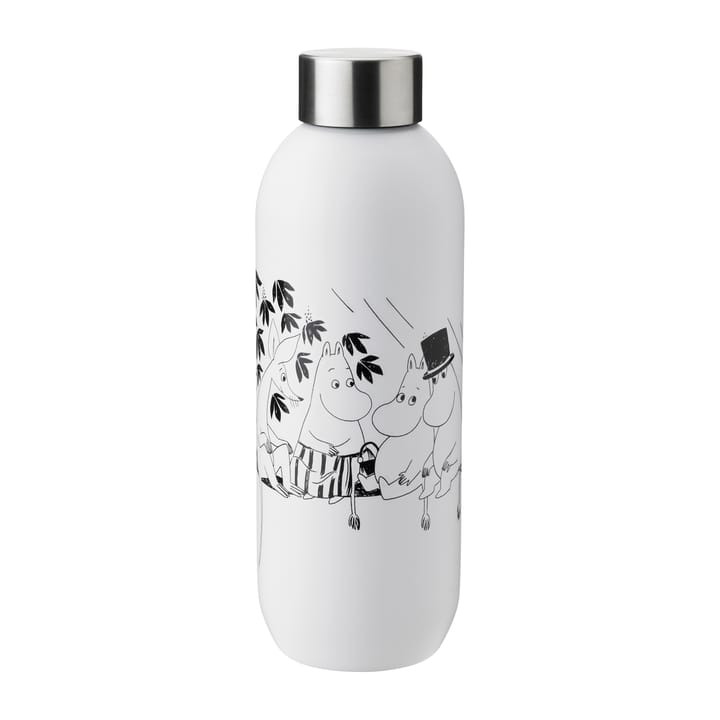 Bottiglia Keep Cool Moomin 0,75 L - Soft white-black - Stelton
