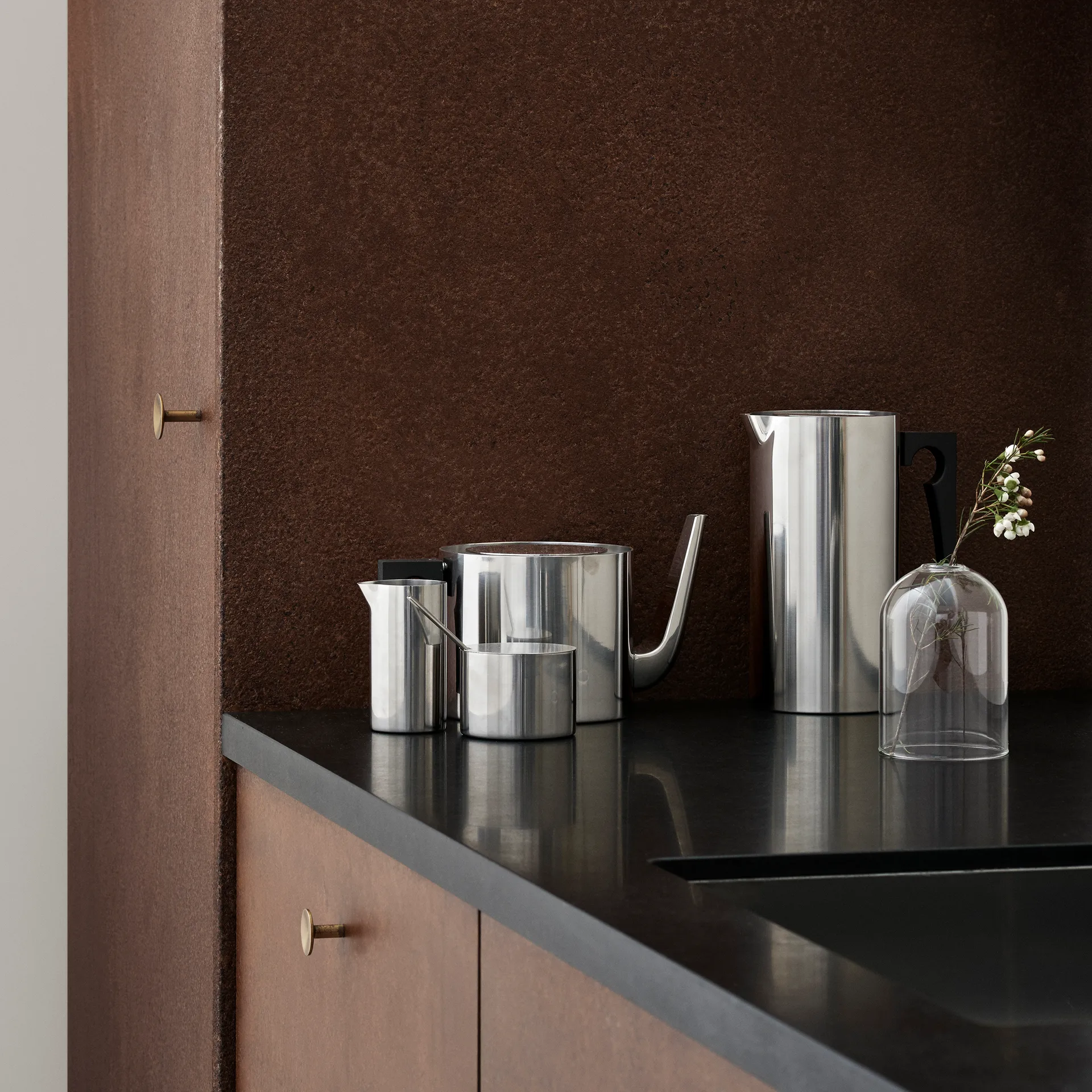 Bricco per latte AJ Cylinda-line 15 cl, Acciaio inossidabile Stelton