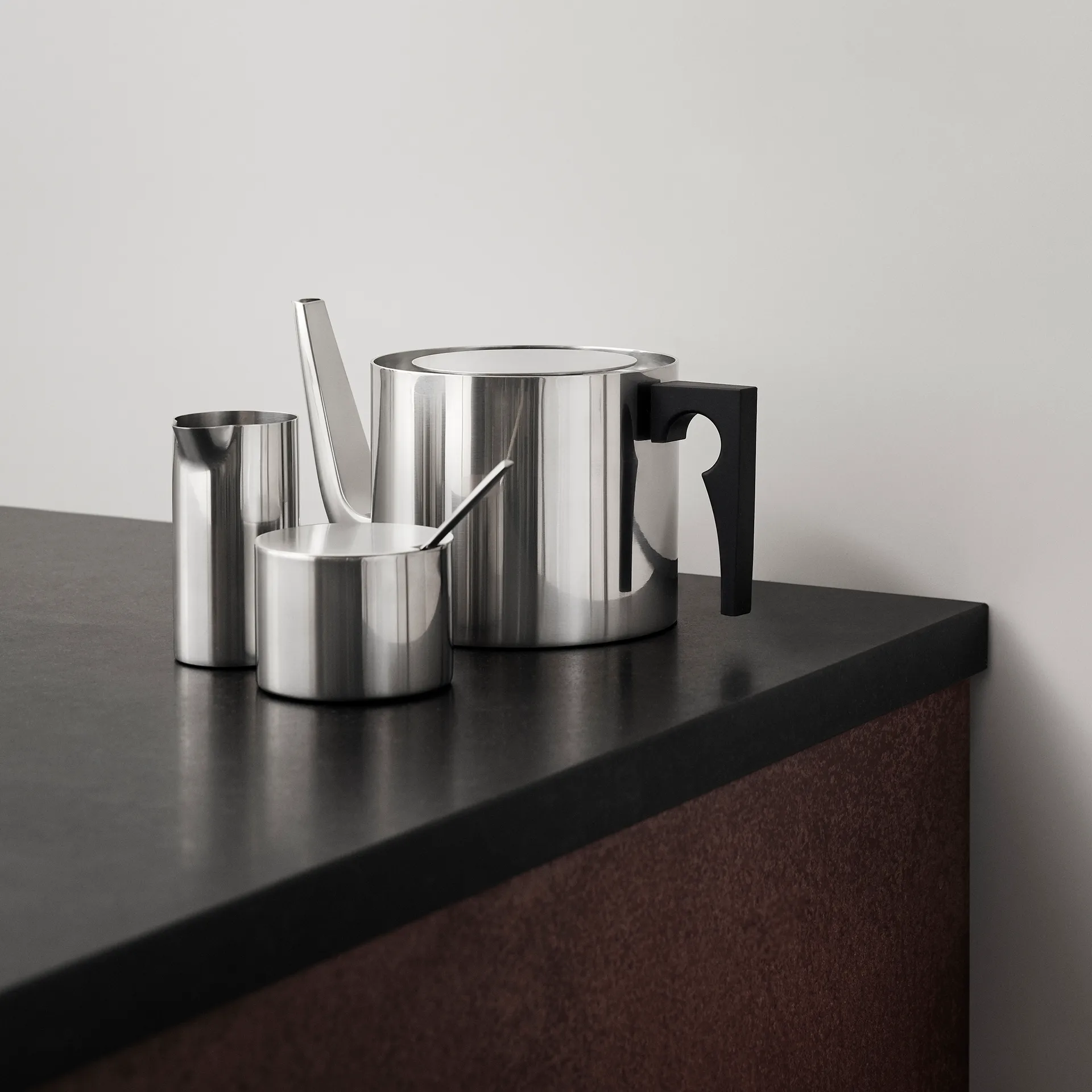 Bricco per latte AJ Cylinda-line 15 cl, Acciaio inossidabile Stelton