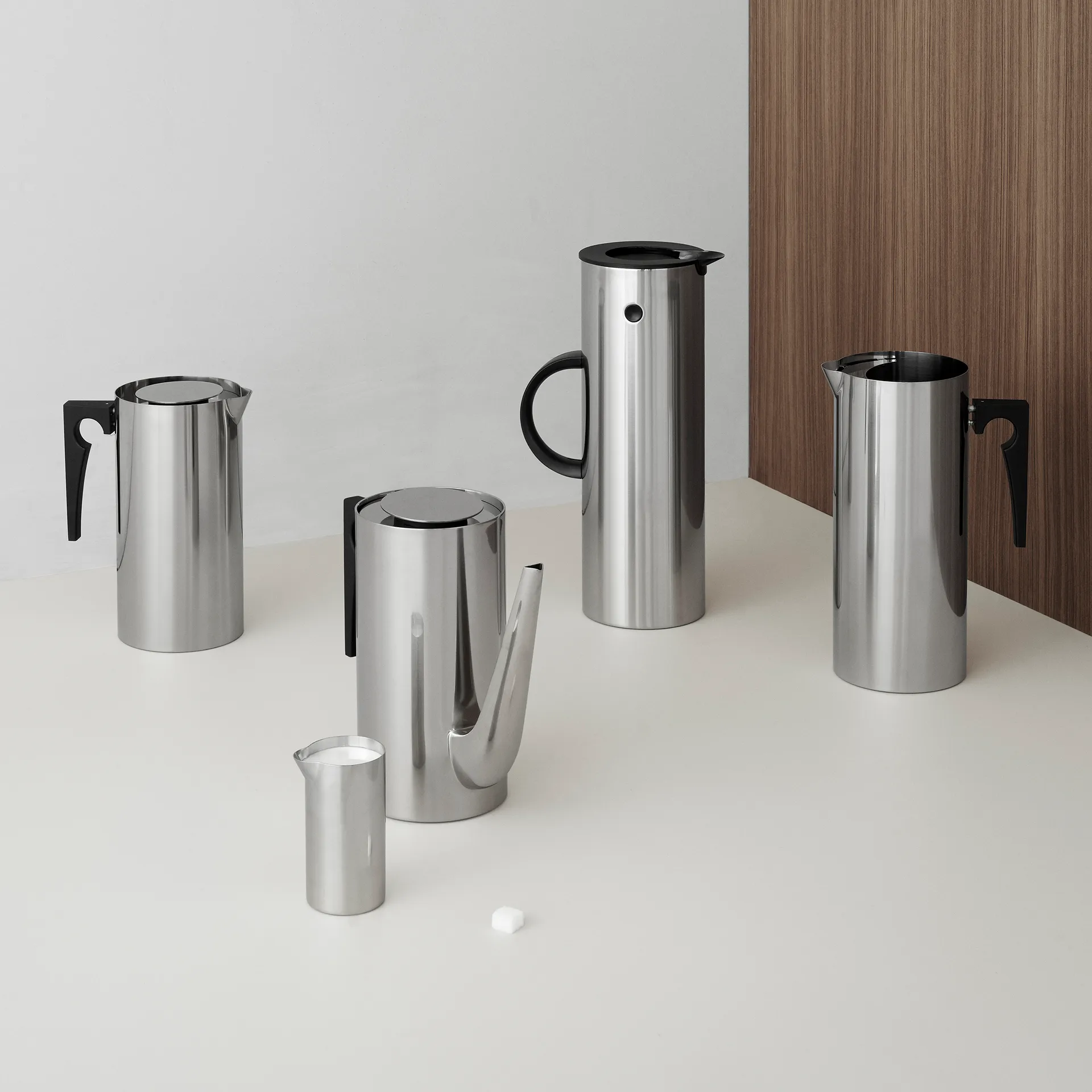 Bricco per latte AJ Cylinda-line 15 cl, Acciaio inossidabile Stelton