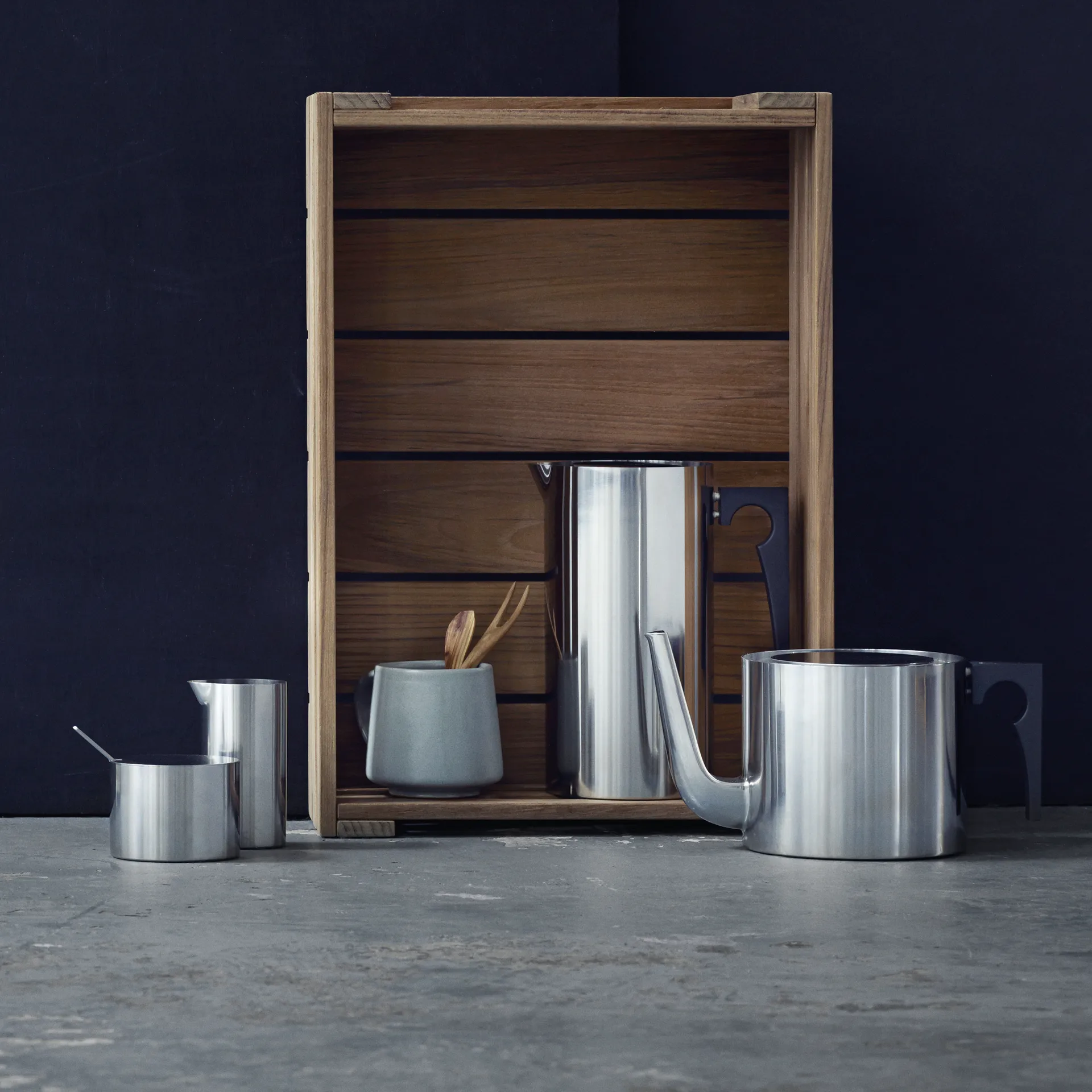 Bricco per latte AJ Cylinda-line 15 cl, Acciaio inossidabile Stelton