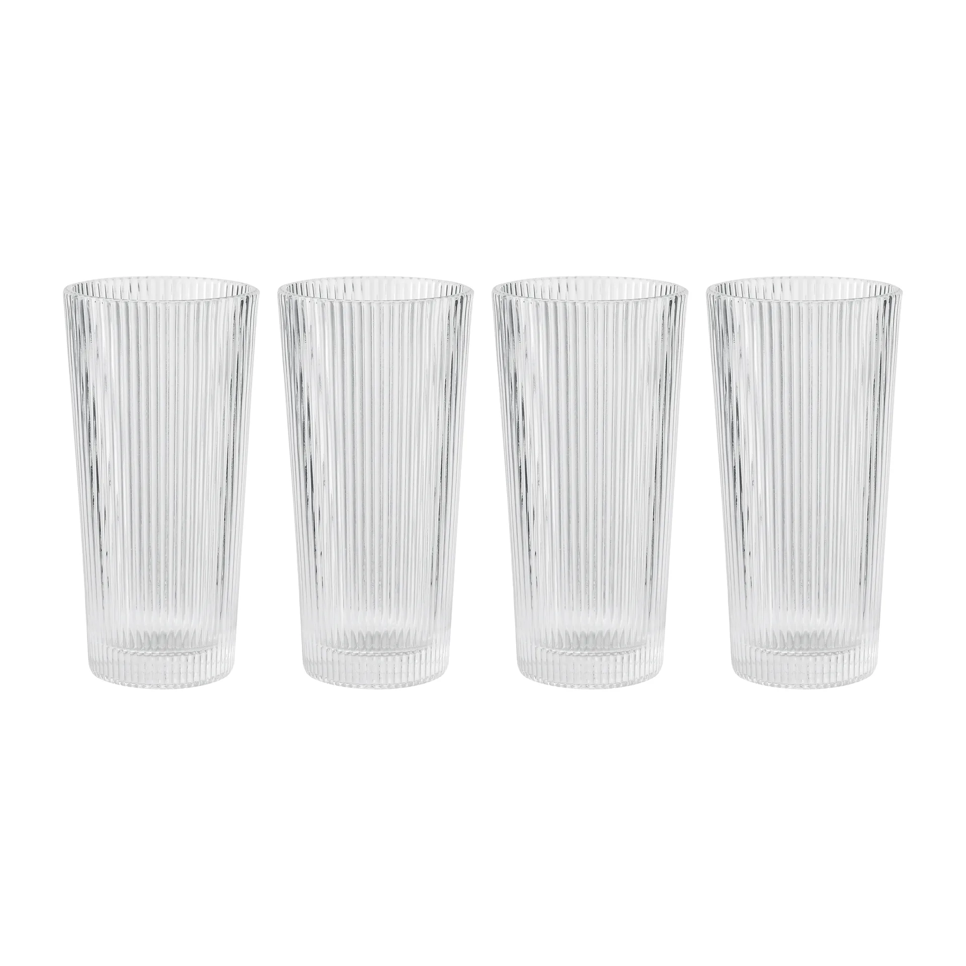 Calice Pilastro per long drink da 30 cl, confezione da 4, Clear Stelton