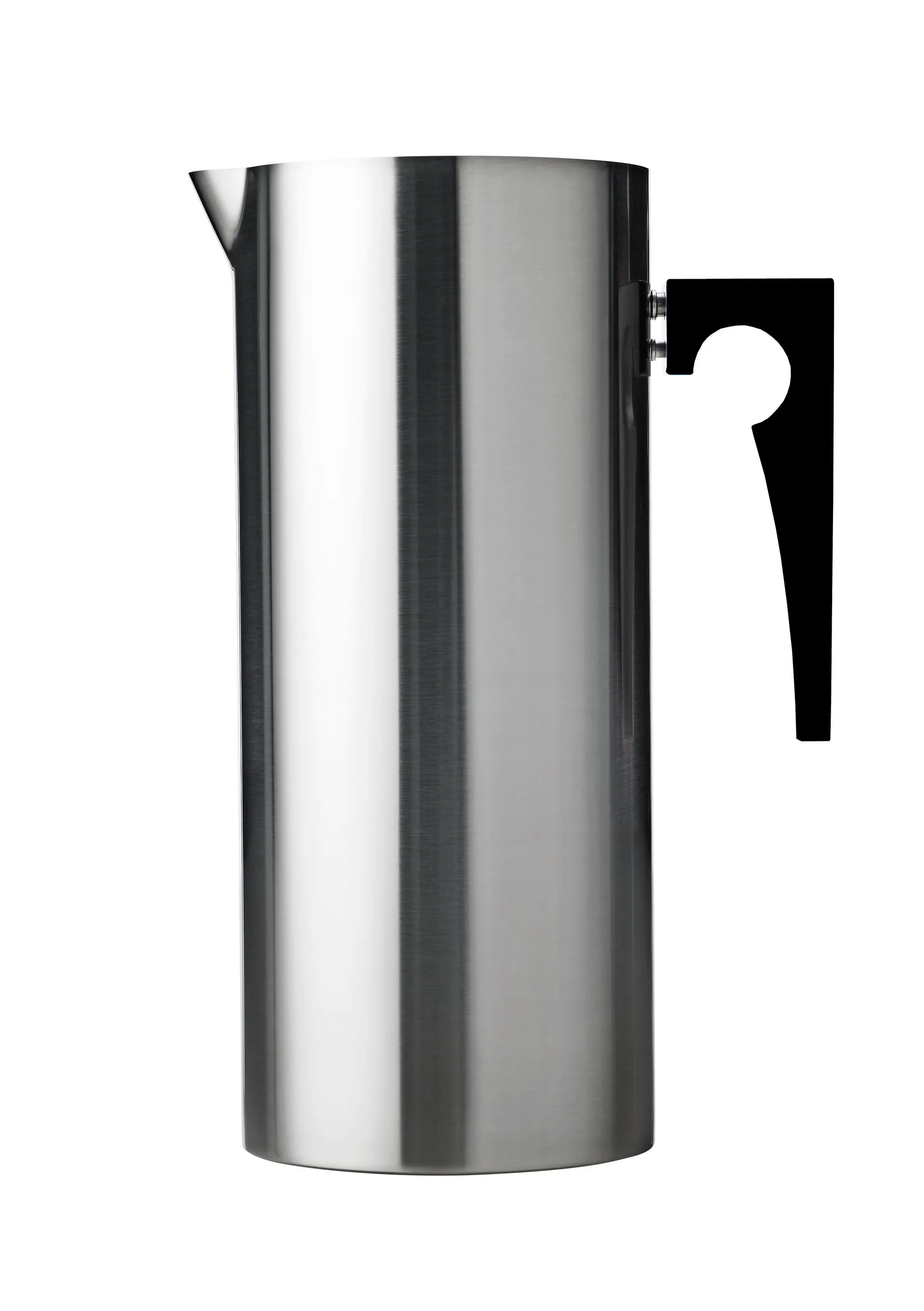 Caraffa con ferma ghiaccio AJ Cylinda-line, acciaio Stelton
