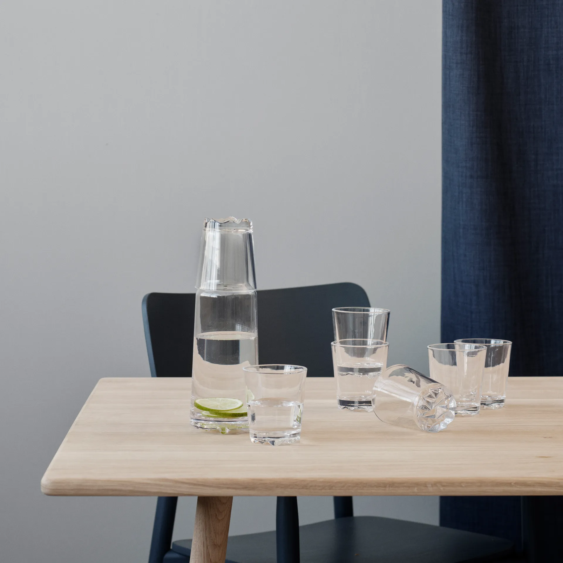 Caraffa Glacier con bicchieri, trasparente Stelton