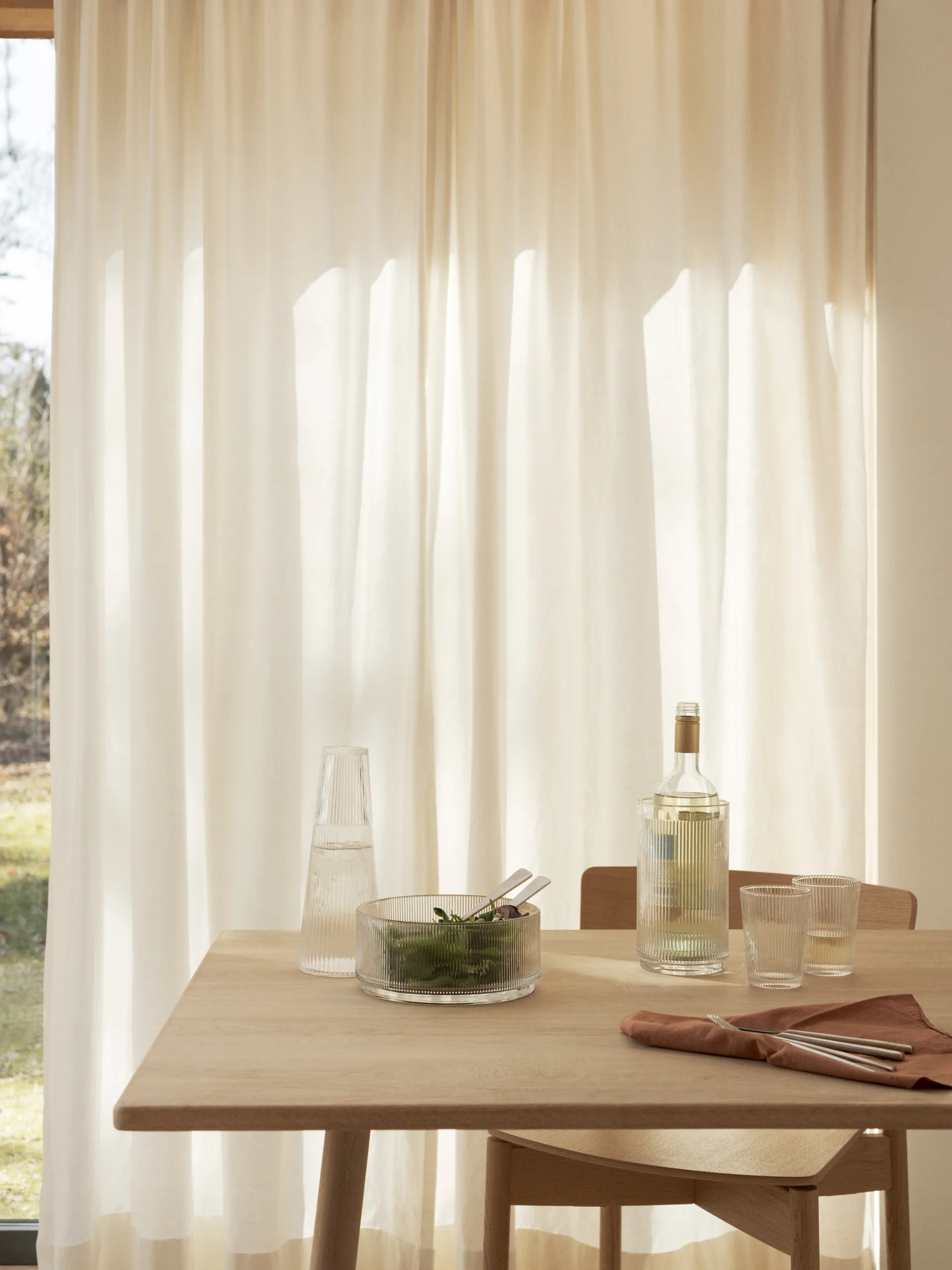 Ciotola da portata Pilastro Ø21 cm, Clear Stelton