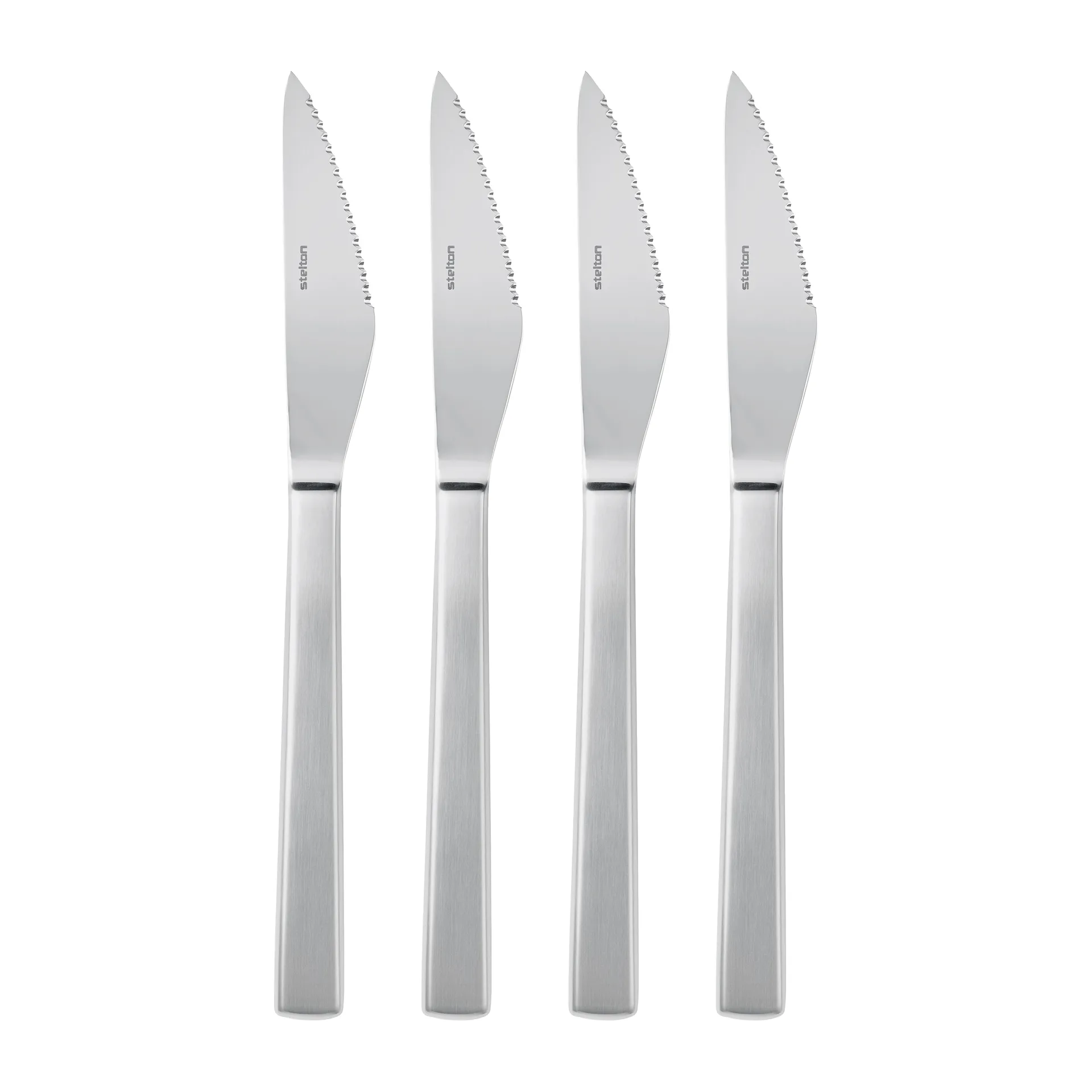 Coltello per carne Maya, confezione da 4, Acciaio inox Stelton