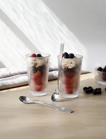 Cucchiaio per il latte Maya, confezione da 2 - Acciaio inossidabile - Stelton