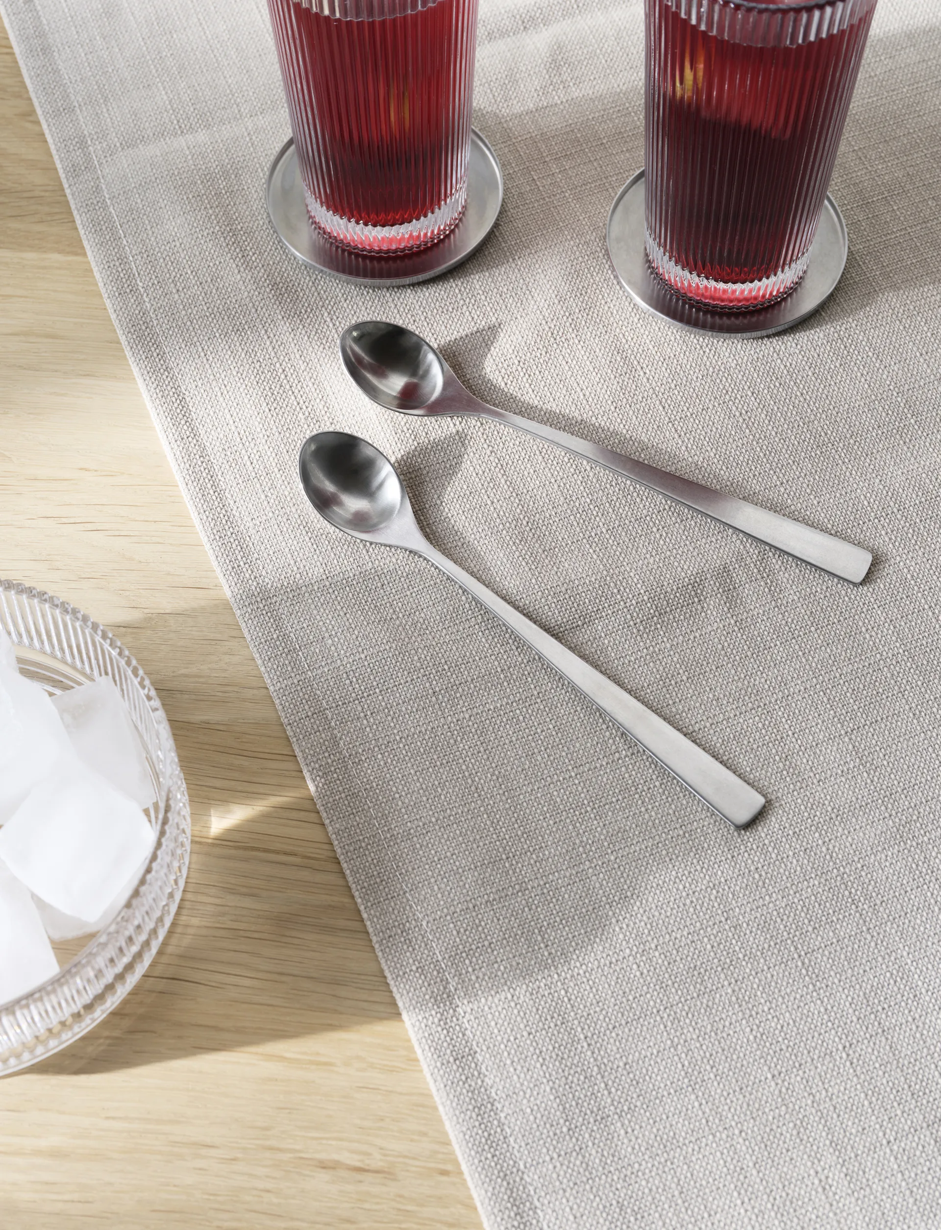 Cucchiaio per il latte Maya, confezione da 2, Acciaio inossidabile Stelton