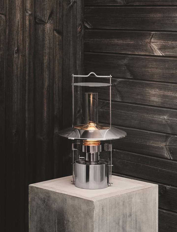EM lampada portatile 43 cm, Acciaio Stelton