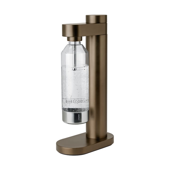 Gasatore acqua frizzante Brus - Dark brown metallic - Stelton